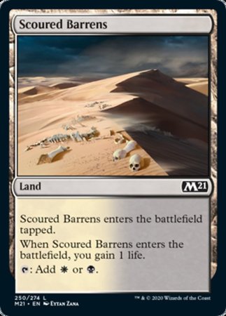 Scoured Barrens [Core Set 2021] | Cracking-Singles