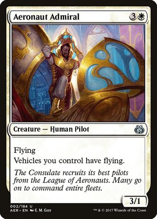 Aeronaut Admiral [Aether Revolt] | Cracking-Singles