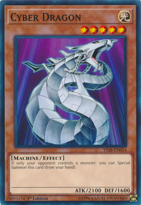 Cyber Dragon [YS18-EN014] Common | Cracking-Singles