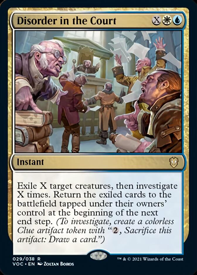Disorder in the Court [Innistrad: Crimson Vow Commander] | Cracking-Singles