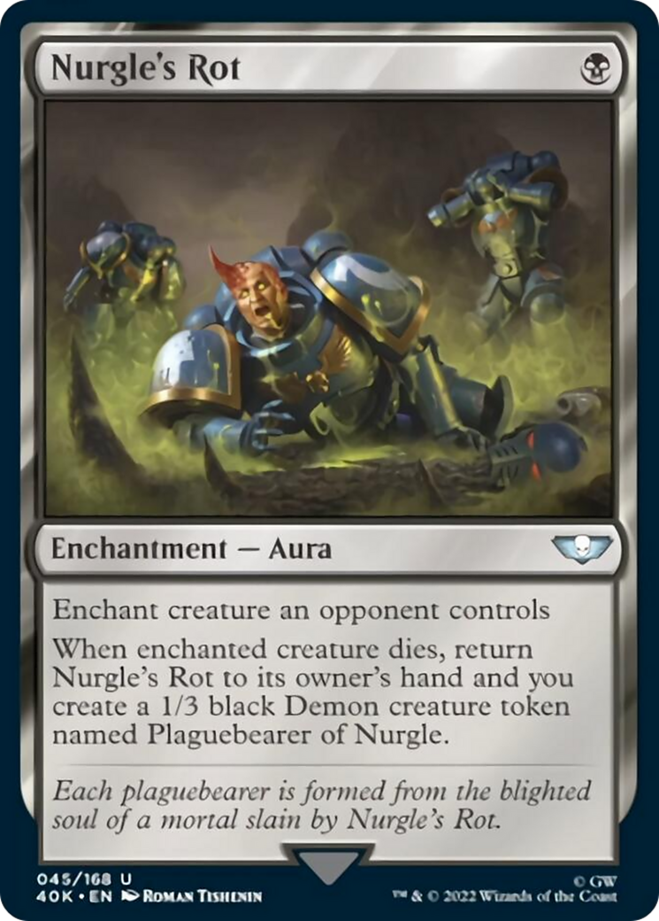 Nurgle's Rot (Surge Foil) [Universes Beyond: Warhammer 40,000] | Cracking-Singles