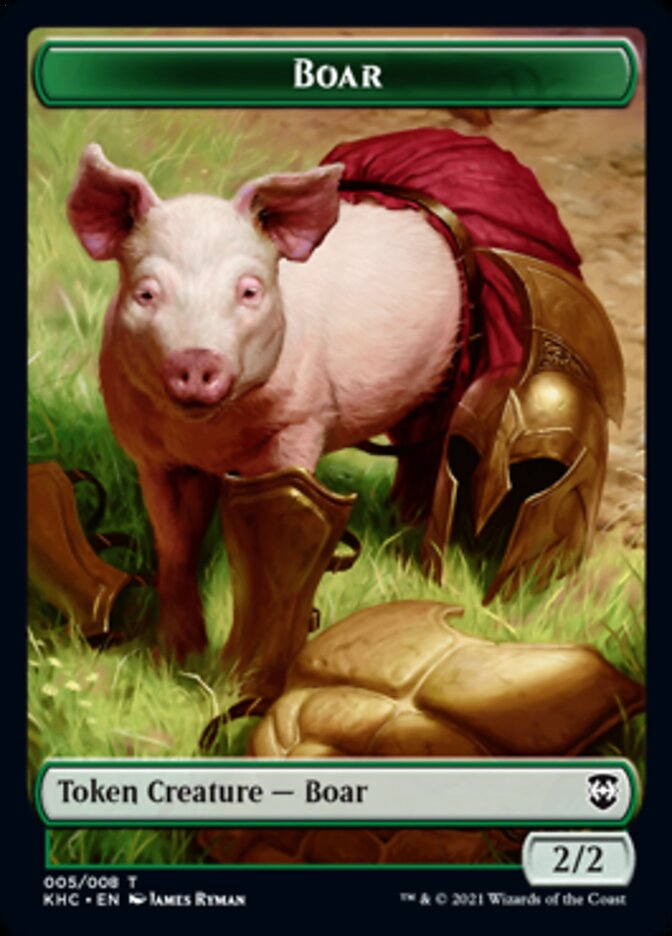 Boar [Kaldheim Commander Tokens] | Cracking-Singles