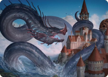 Tolarian Terror Art Card [Dominaria United Art Series] | Cracking-Singles