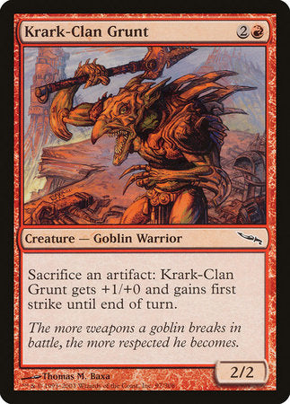 Krark-Clan Grunt [Mirrodin] | Cracking-Singles